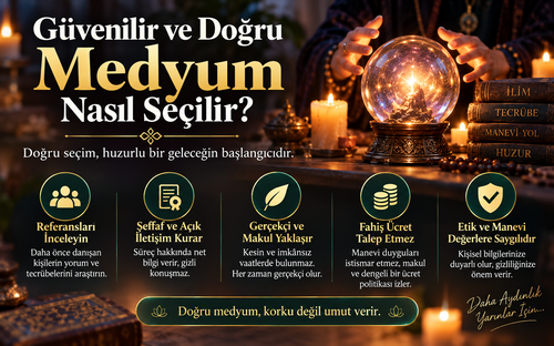 Güvenilir ve Doğru Medyum Nasıl Seçilir? Bakım ve Danışmanlık Sürecinde Dikkat Edilmesi Gerekenler